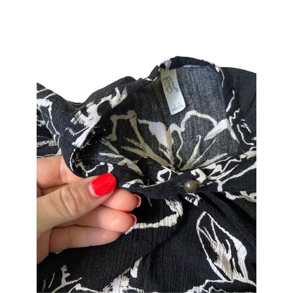 Free People Floral Tree Swing Tunic Mini Dress Size Small - Picture 7 of 11